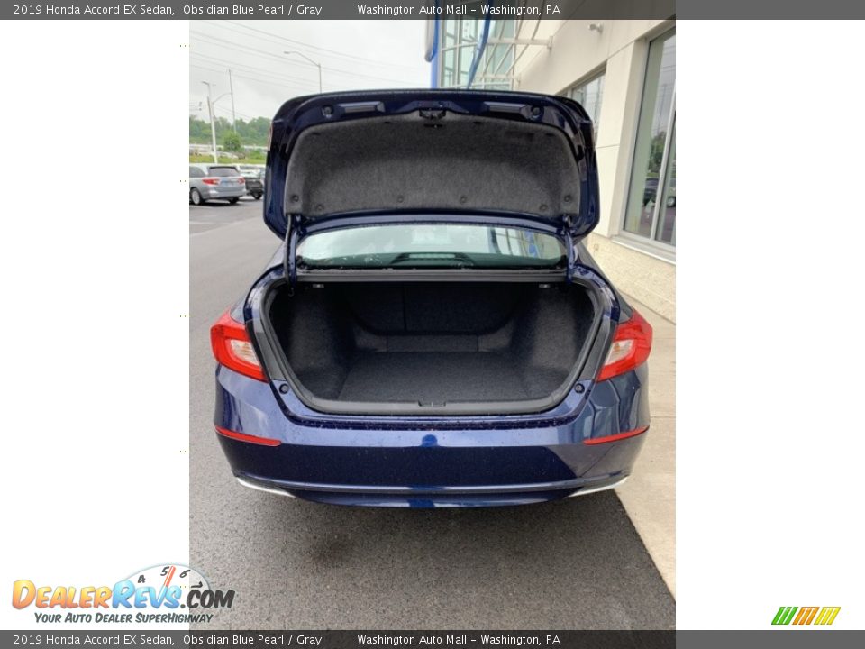 2019 Honda Accord EX Sedan Obsidian Blue Pearl / Gray Photo #20