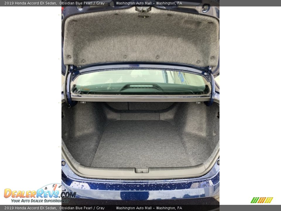 2019 Honda Accord EX Sedan Obsidian Blue Pearl / Gray Photo #21