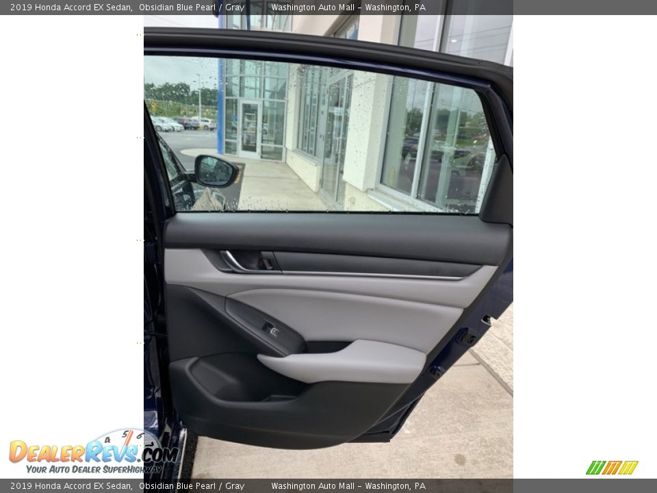 2019 Honda Accord EX Sedan Obsidian Blue Pearl / Gray Photo #22