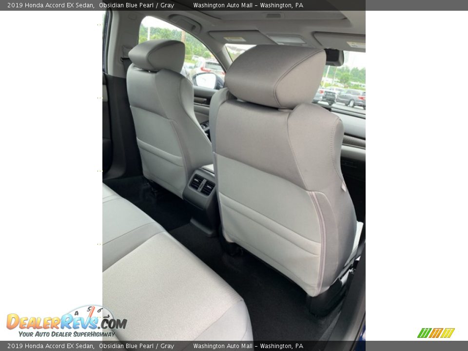 2019 Honda Accord EX Sedan Obsidian Blue Pearl / Gray Photo #24