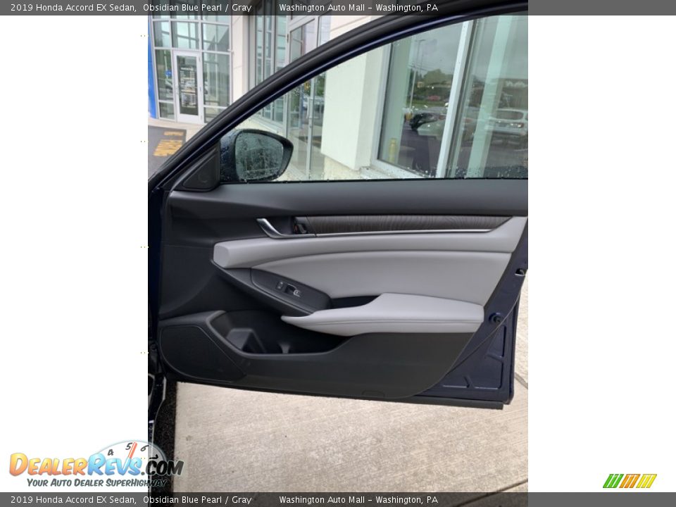 2019 Honda Accord EX Sedan Obsidian Blue Pearl / Gray Photo #25