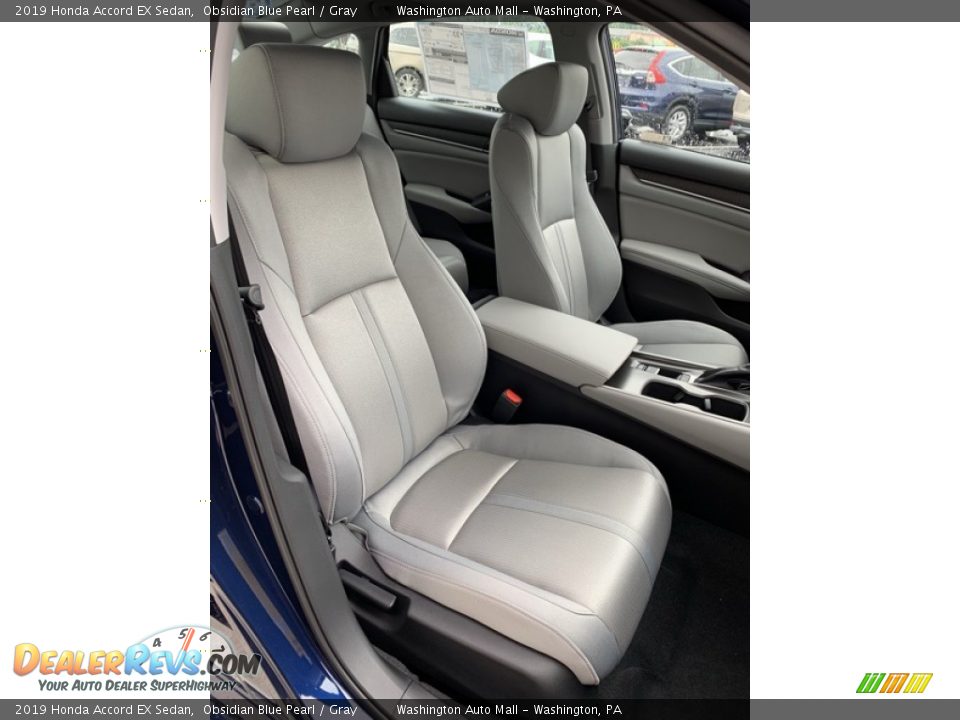2019 Honda Accord EX Sedan Obsidian Blue Pearl / Gray Photo #26