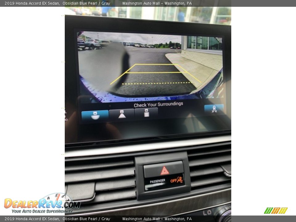 2019 Honda Accord EX Sedan Obsidian Blue Pearl / Gray Photo #31