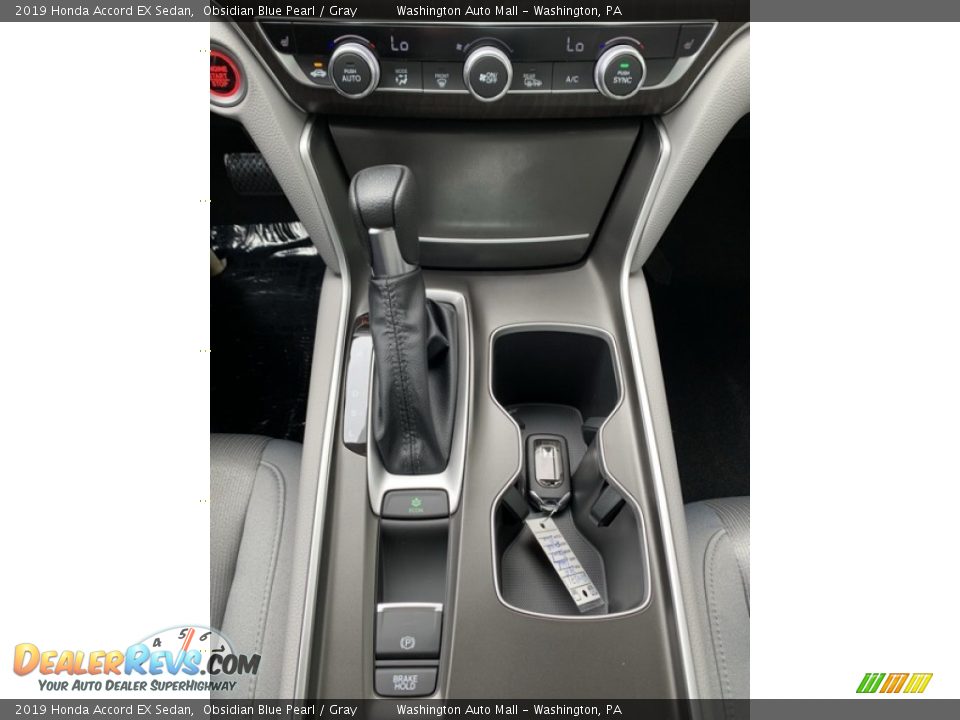 2019 Honda Accord EX Sedan Obsidian Blue Pearl / Gray Photo #32