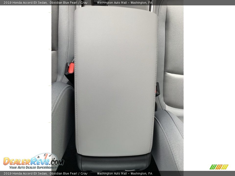 2019 Honda Accord EX Sedan Obsidian Blue Pearl / Gray Photo #33