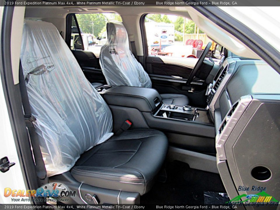 2019 Ford Expedition Platinum Max 4x4 White Platinum Metallic Tri-Coat / Ebony Photo #11