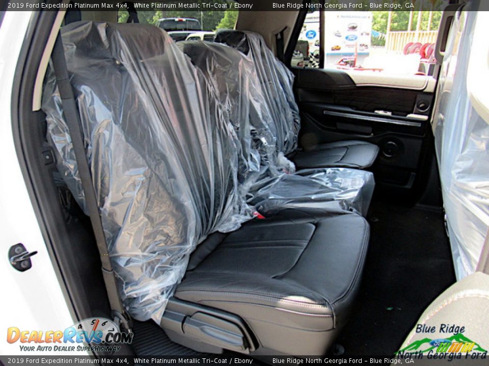 2019 Ford Expedition Platinum Max 4x4 White Platinum Metallic Tri-Coat / Ebony Photo #12