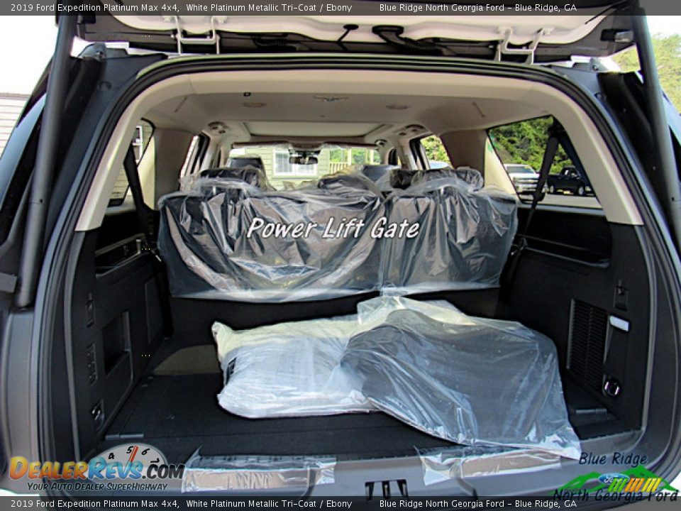 2019 Ford Expedition Platinum Max 4x4 White Platinum Metallic Tri-Coat / Ebony Photo #14