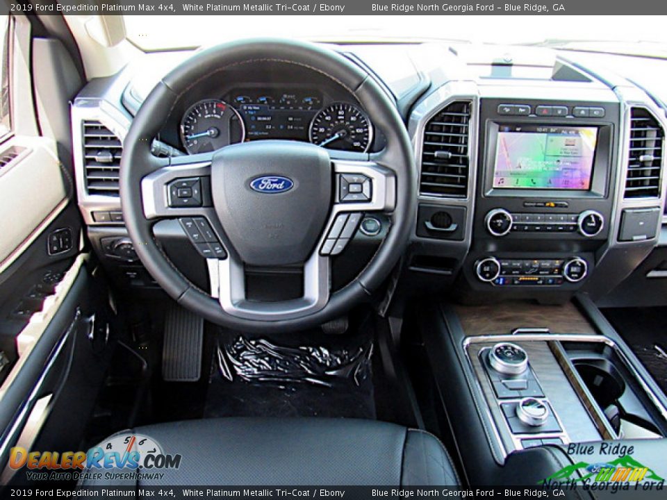 2019 Ford Expedition Platinum Max 4x4 White Platinum Metallic Tri-Coat / Ebony Photo #16