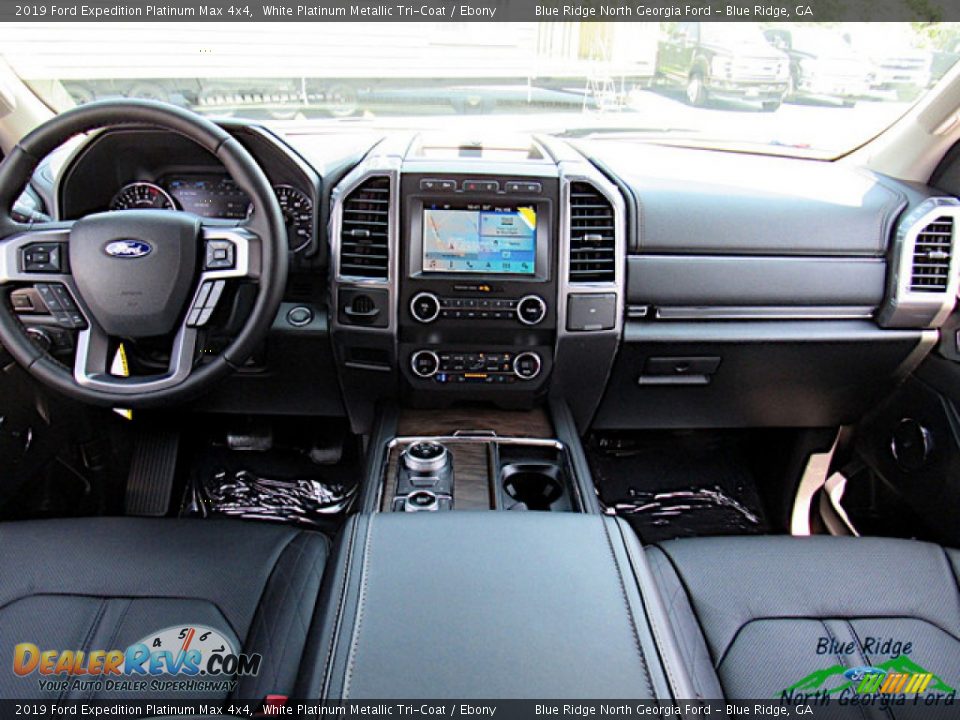 2019 Ford Expedition Platinum Max 4x4 White Platinum Metallic Tri-Coat / Ebony Photo #17