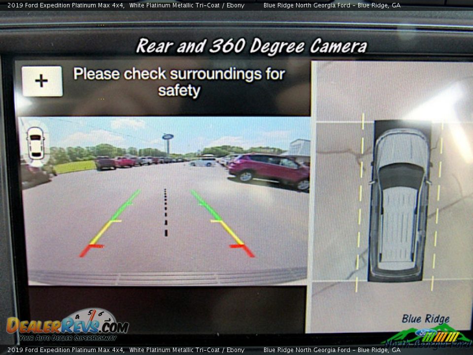 2019 Ford Expedition Platinum Max 4x4 White Platinum Metallic Tri-Coat / Ebony Photo #22