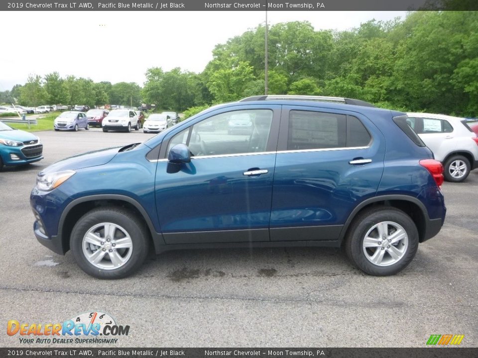 2019 Chevrolet Trax LT AWD Pacific Blue Metallic / Jet Black Photo #2