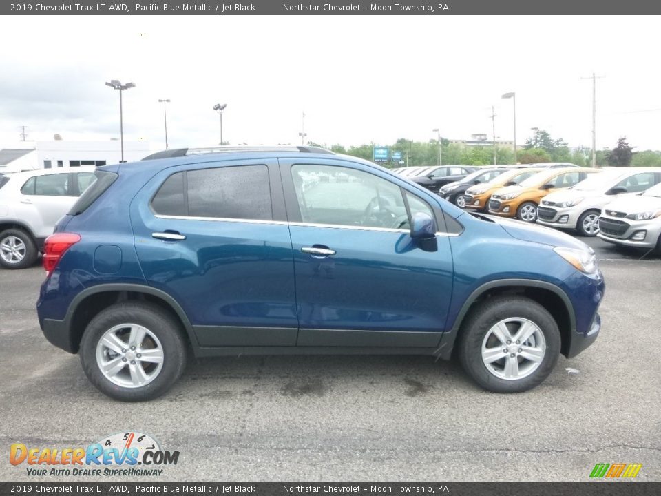2019 Chevrolet Trax LT AWD Pacific Blue Metallic / Jet Black Photo #6