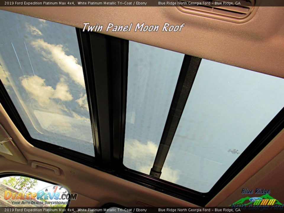 2019 Ford Expedition Platinum Max 4x4 White Platinum Metallic Tri-Coat / Ebony Photo #27