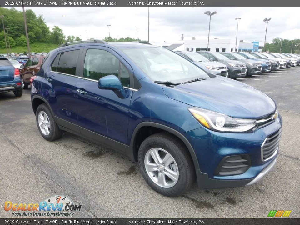 2019 Chevrolet Trax LT AWD Pacific Blue Metallic / Jet Black Photo #7
