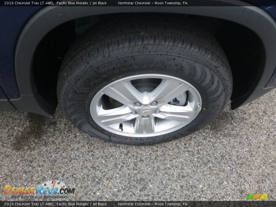 2019 Chevrolet Trax LT AWD Pacific Blue Metallic / Jet Black Photo #9