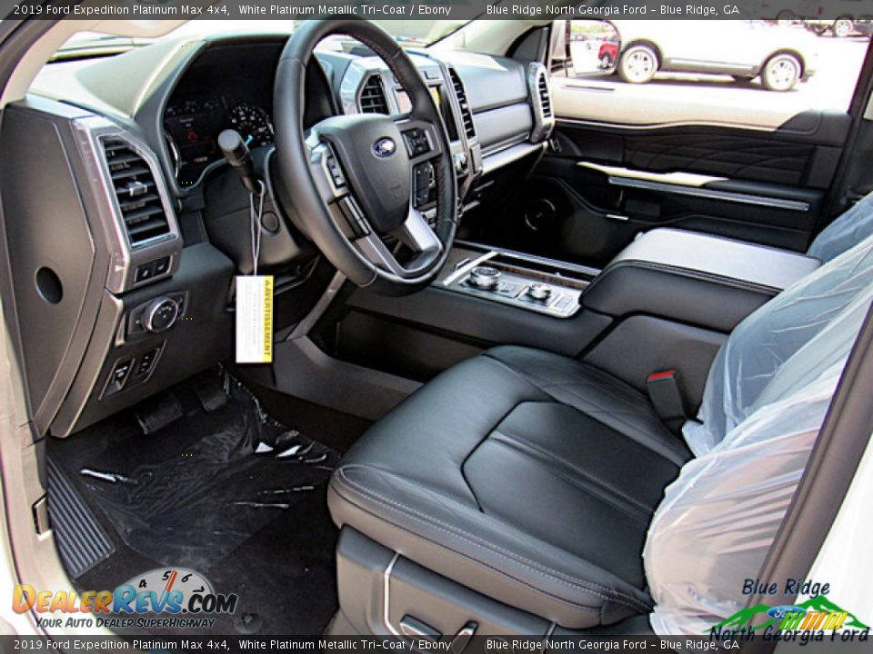 2019 Ford Expedition Platinum Max 4x4 White Platinum Metallic Tri-Coat / Ebony Photo #31