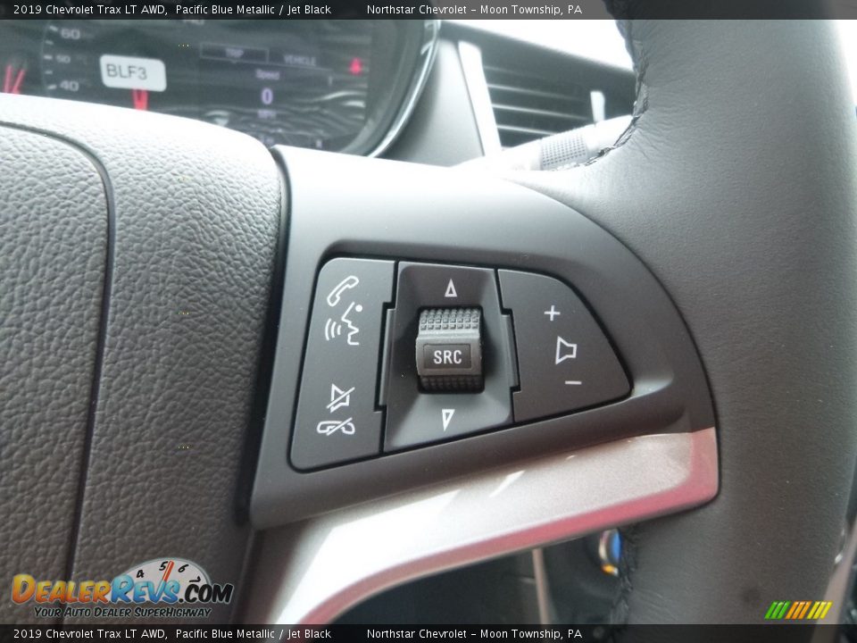 2019 Chevrolet Trax LT AWD Pacific Blue Metallic / Jet Black Photo #19
