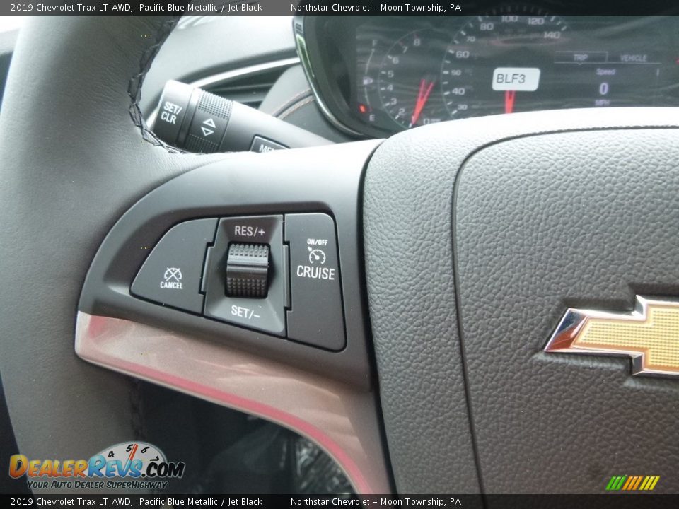 2019 Chevrolet Trax LT AWD Pacific Blue Metallic / Jet Black Photo #20
