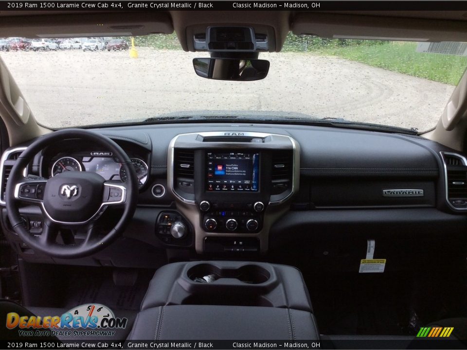 2019 Ram 1500 Laramie Crew Cab 4x4 Granite Crystal Metallic / Black Photo #11