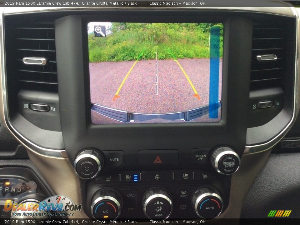 2019 Ram 1500 Laramie Crew Cab 4x4 Granite Crystal Metallic / Black Photo #17