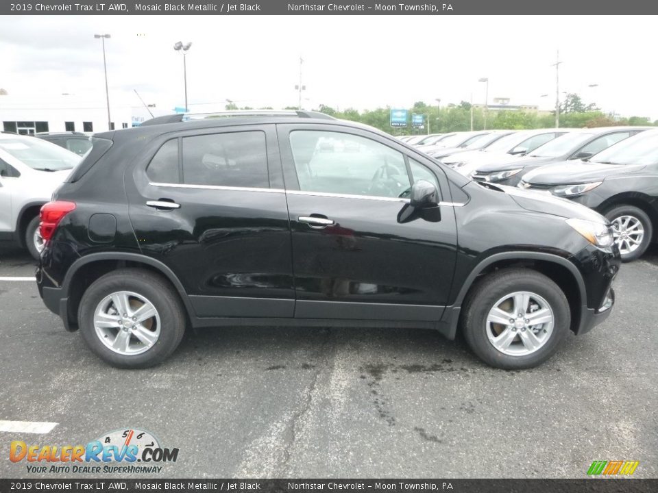 2019 Chevrolet Trax LT AWD Mosaic Black Metallic / Jet Black Photo #6