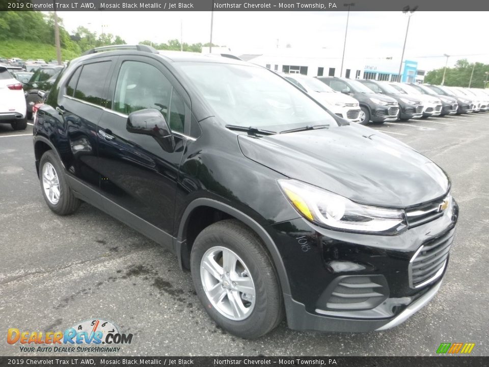 2019 Chevrolet Trax LT AWD Mosaic Black Metallic / Jet Black Photo #7