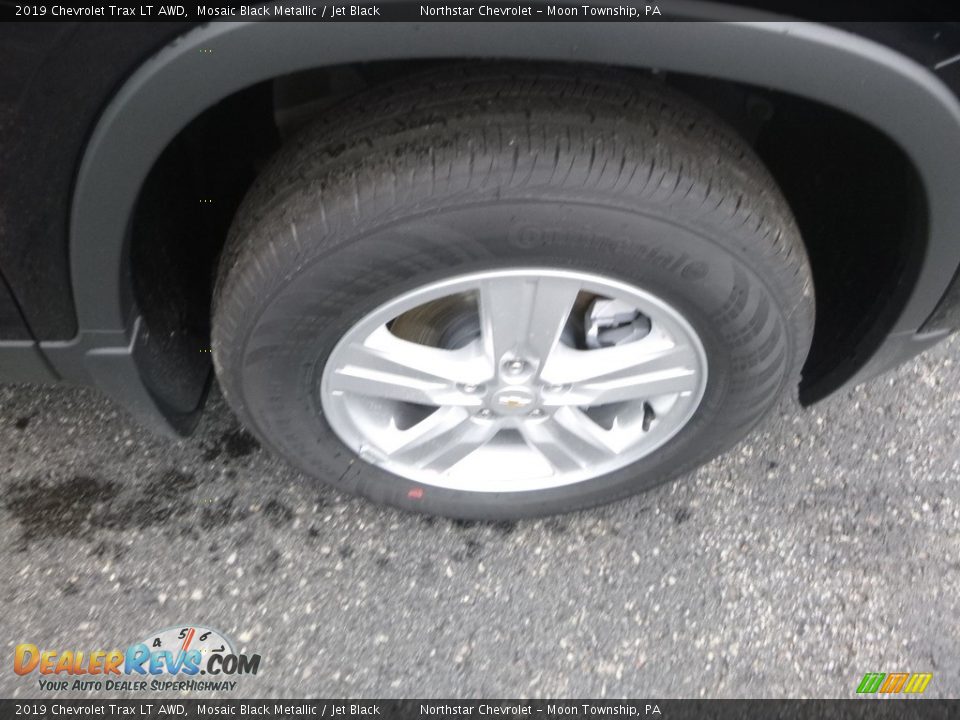 2019 Chevrolet Trax LT AWD Mosaic Black Metallic / Jet Black Photo #9