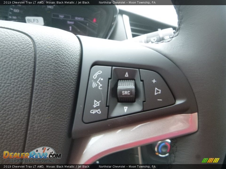 2019 Chevrolet Trax LT AWD Mosaic Black Metallic / Jet Black Photo #19