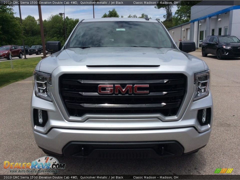 2019 GMC Sierra 1500 Elevation Double Cab 4WD Quicksilver Metallic / Jet Black Photo #2