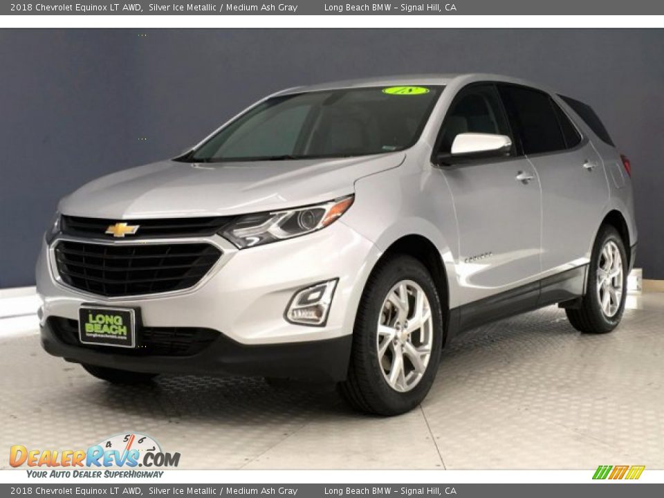 2018 Chevrolet Equinox LT AWD Silver Ice Metallic / Medium Ash Gray Photo #12