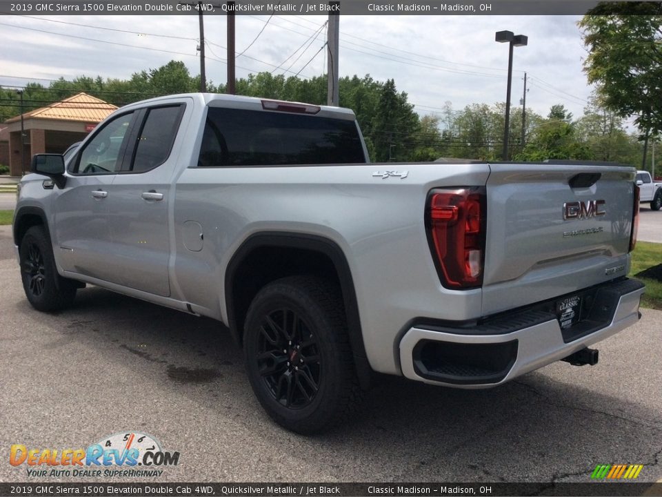 2019 GMC Sierra 1500 Elevation Double Cab 4WD Quicksilver Metallic / Jet Black Photo #5