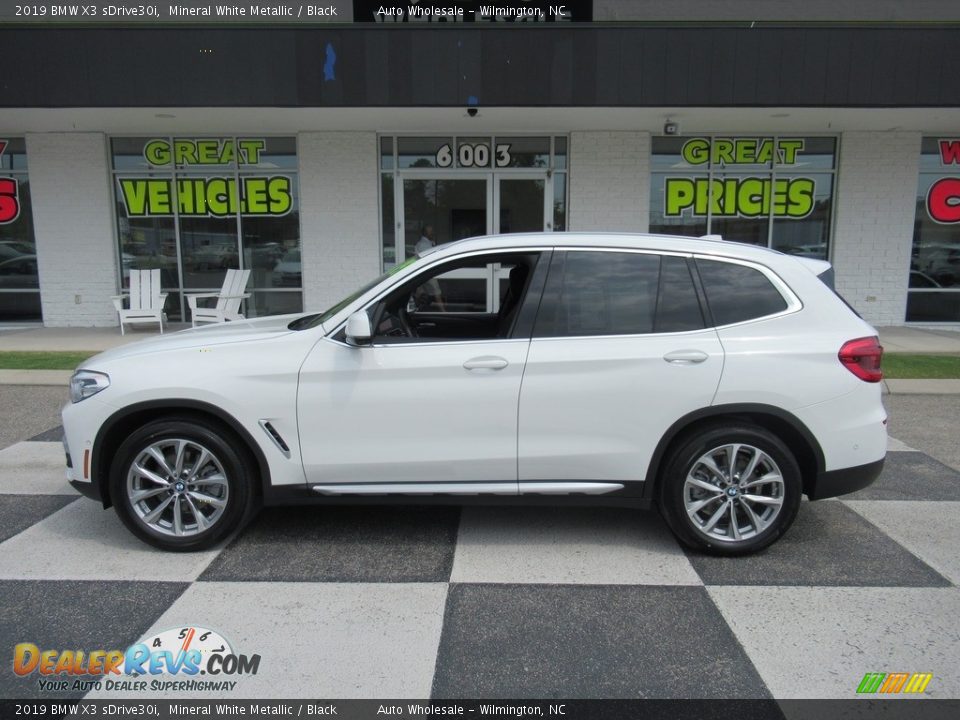2019 BMW X3 sDrive30i Mineral White Metallic / Black Photo #1