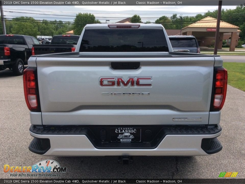 2019 GMC Sierra 1500 Elevation Double Cab 4WD Quicksilver Metallic / Jet Black Photo #6