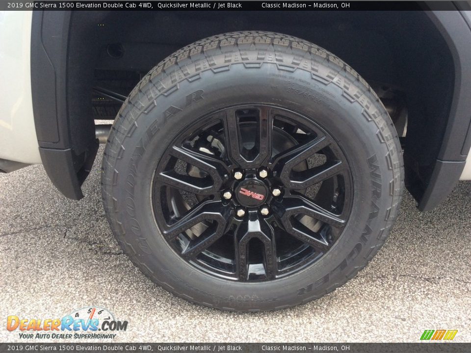 2019 GMC Sierra 1500 Elevation Double Cab 4WD Quicksilver Metallic / Jet Black Photo #7
