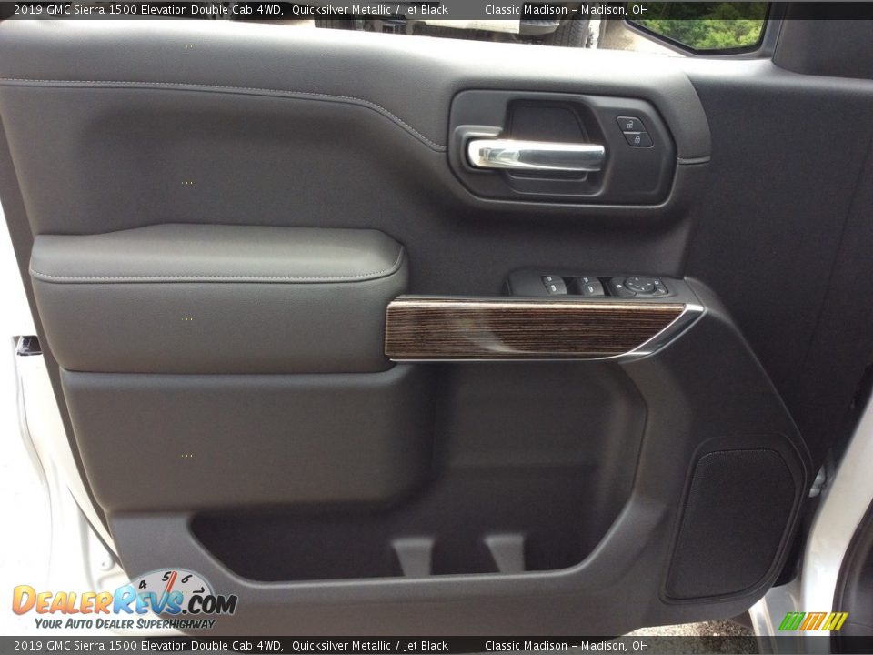2019 GMC Sierra 1500 Elevation Double Cab 4WD Quicksilver Metallic / Jet Black Photo #8