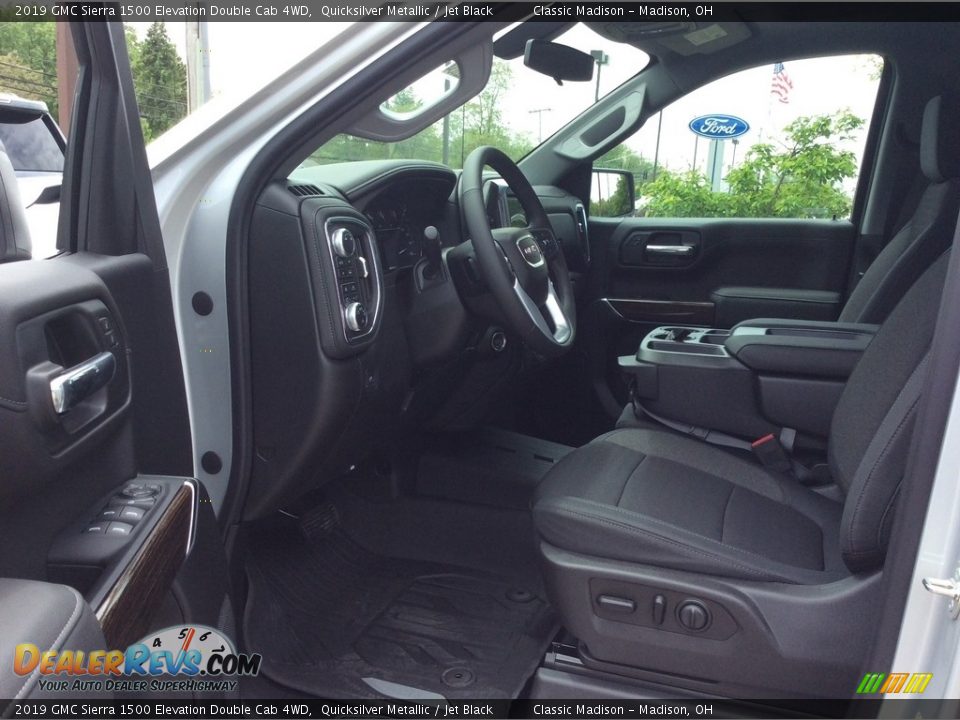 2019 GMC Sierra 1500 Elevation Double Cab 4WD Quicksilver Metallic / Jet Black Photo #9
