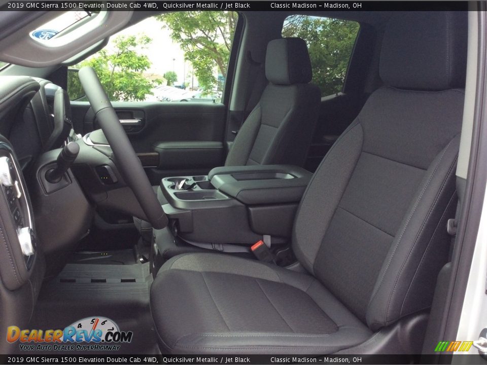 2019 GMC Sierra 1500 Elevation Double Cab 4WD Quicksilver Metallic / Jet Black Photo #10
