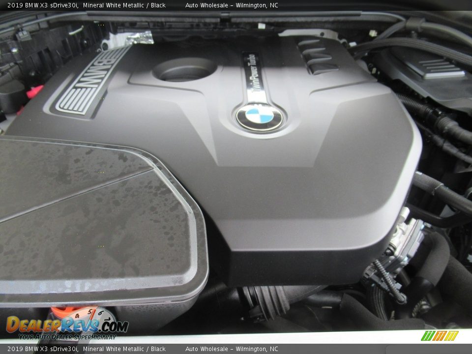 2019 BMW X3 sDrive30i Mineral White Metallic / Black Photo #6