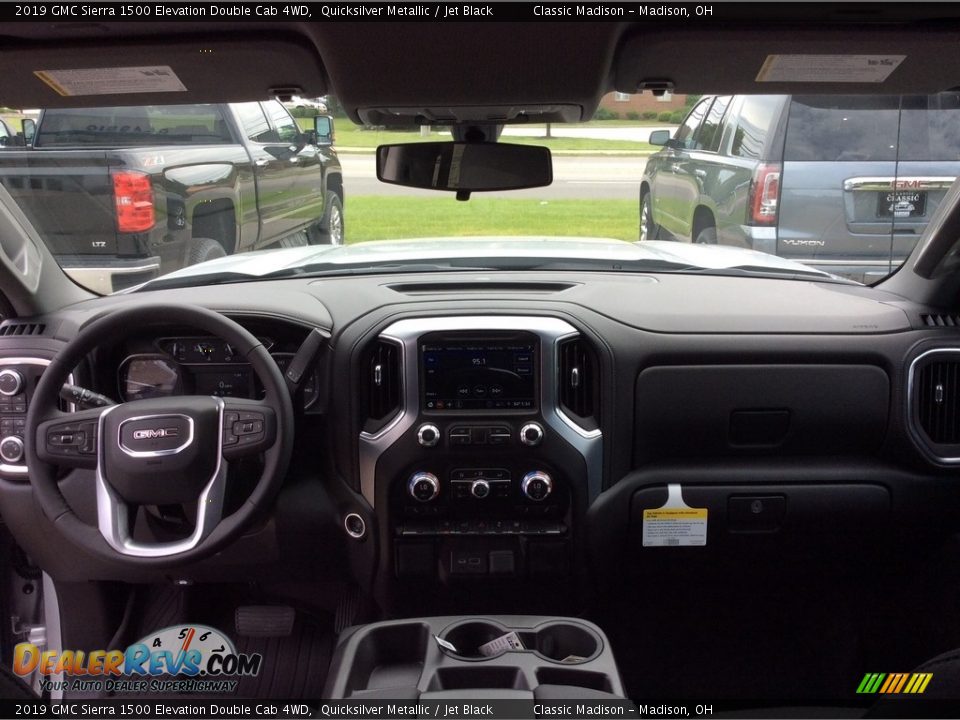 2019 GMC Sierra 1500 Elevation Double Cab 4WD Quicksilver Metallic / Jet Black Photo #11