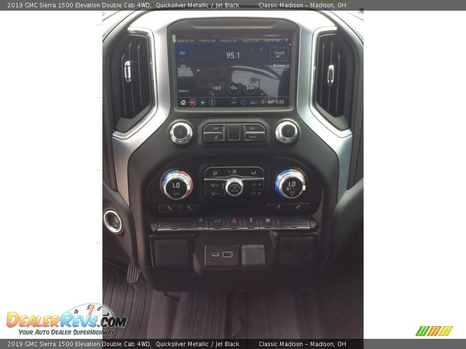 2019 GMC Sierra 1500 Elevation Double Cab 4WD Quicksilver Metallic / Jet Black Photo #13
