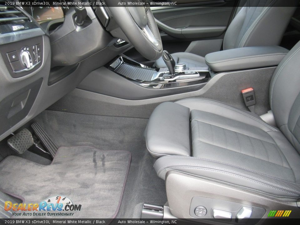 2019 BMW X3 sDrive30i Mineral White Metallic / Black Photo #9