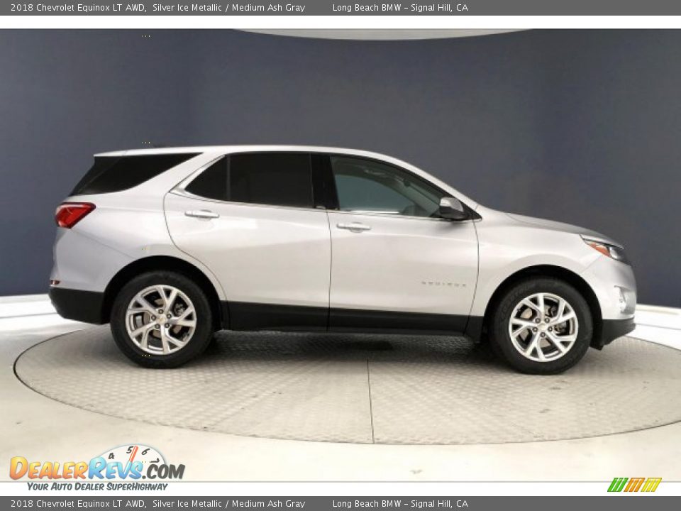 2018 Chevrolet Equinox LT AWD Silver Ice Metallic / Medium Ash Gray Photo #30