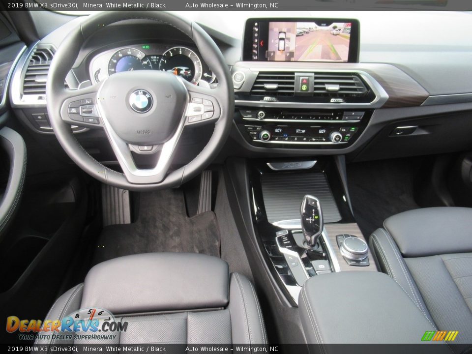2019 BMW X3 sDrive30i Mineral White Metallic / Black Photo #14