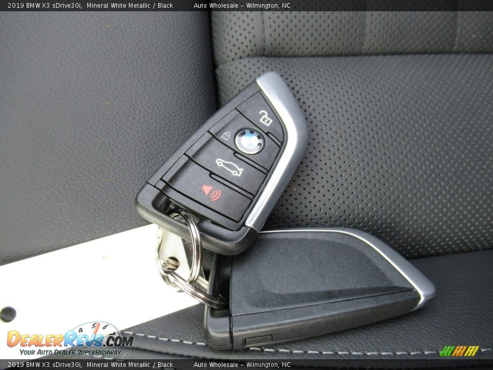 2019 BMW X3 sDrive30i Mineral White Metallic / Black Photo #20