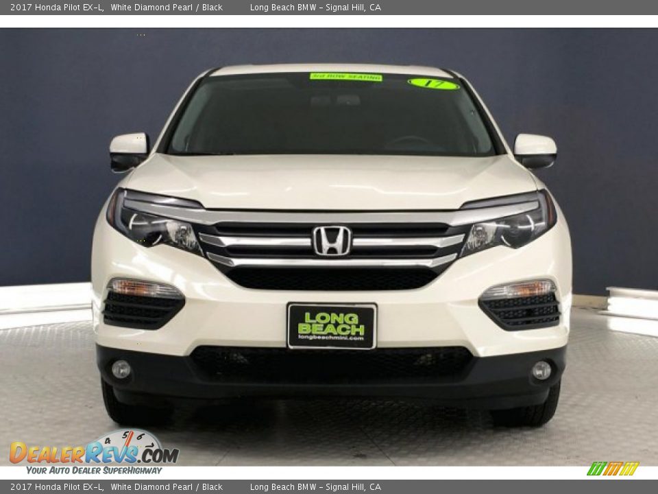 2017 Honda Pilot EX-L White Diamond Pearl / Black Photo #2