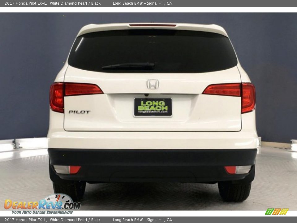 2017 Honda Pilot EX-L White Diamond Pearl / Black Photo #3