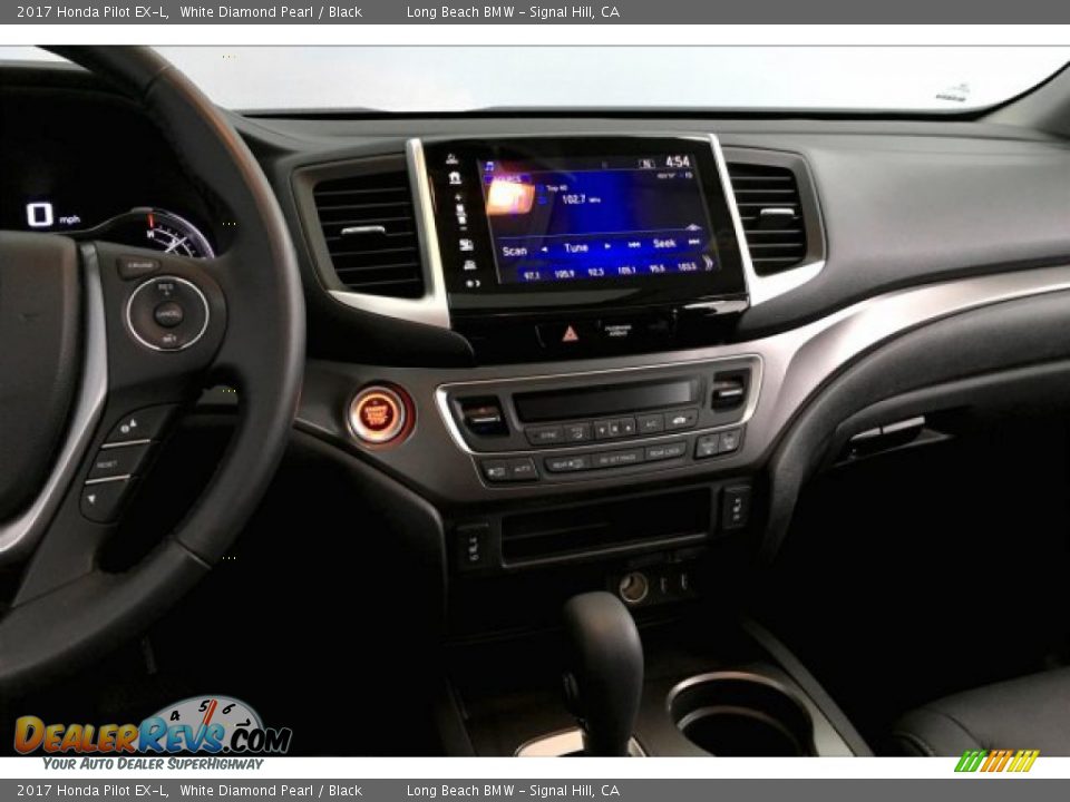 2017 Honda Pilot EX-L White Diamond Pearl / Black Photo #5