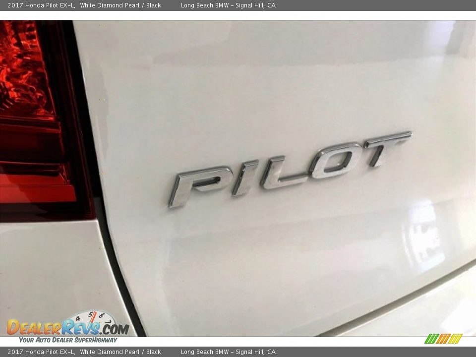 2017 Honda Pilot EX-L White Diamond Pearl / Black Photo #7