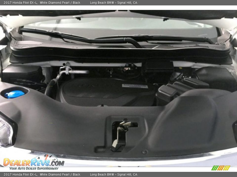 2017 Honda Pilot EX-L White Diamond Pearl / Black Photo #9